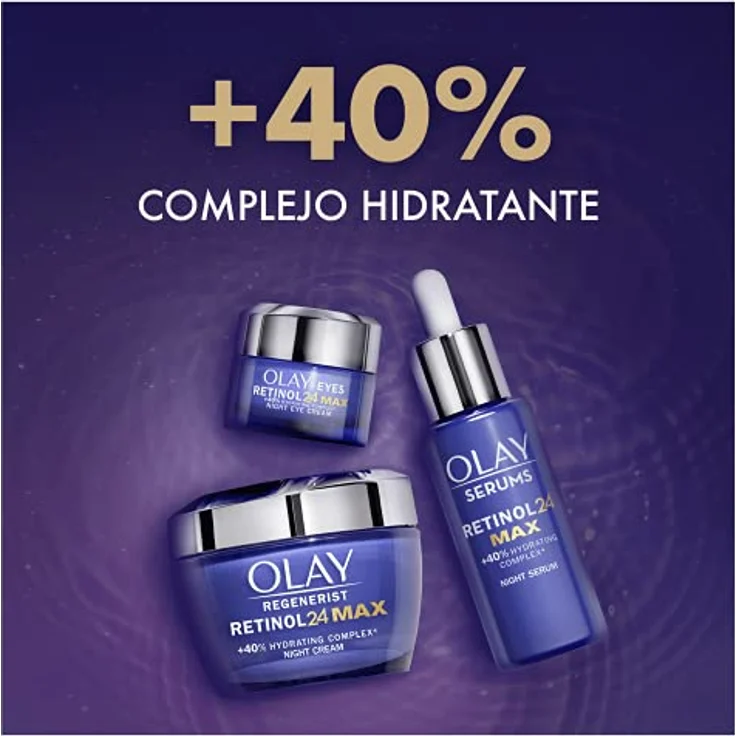 Olay Ret Max Cream 50Ml, Retinol-Feuchtigkeitscreme mit 40 % mehr feuchtigkeitsspendenden Inhaltsstoffen – Bild 4