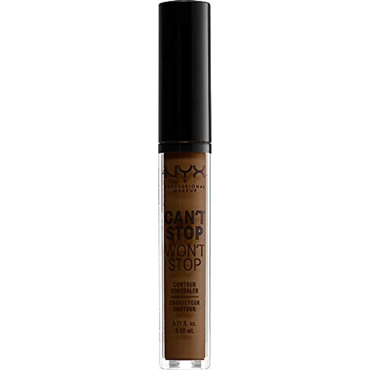 NYX Professional Makeup Can't Stop Won't Stop Contour Concealer - wasserfester flüssiger Abdeckstift, Kaschieren & Highlighten, 3, 5 ml, Walnut 22.3 – Bild 5
