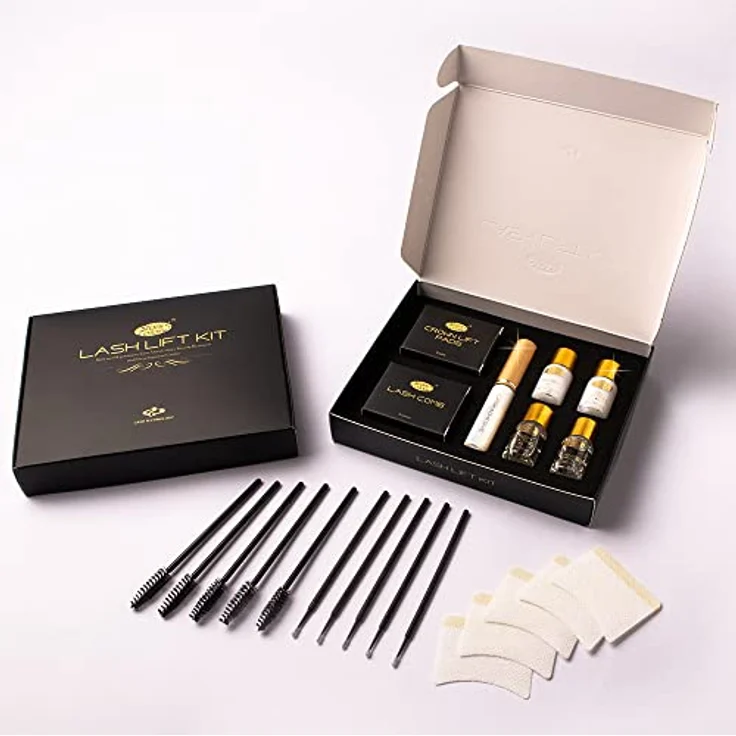 P-Beauty Cosmetic Accessories STARS + COLORS WIMPERNLIFTING SET, 10-teiliges Starter Kit für Wimpernlaminierung/Wimpernwellen, inkl. 5x Augenpads, 10x Wimpernbürstchen, 5x Microbrushes – Bild 1