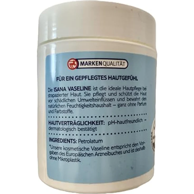 ISANA MED Vaseline Deutsche Arzneibuchqualität, ohne Parfum & Farbstoffe, 125 ml – Bild 4