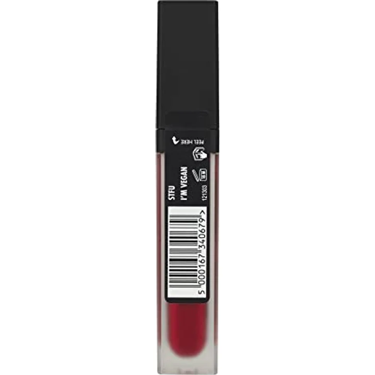 Sleek MakeUP Matte Me XXL Flüssiger Lippenstift, hohe Schlagfarbe, langlebig und übertragungsfest, STFU, 5 ml – Bild 2