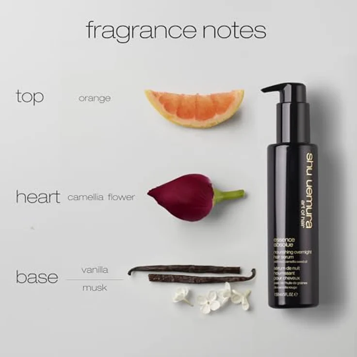 Shu Uemura Essence Absolue Overnight Serum, Bändigendes Haaröl, Kamilienöl, Anti-Frizz, 150 ml – Bild 5