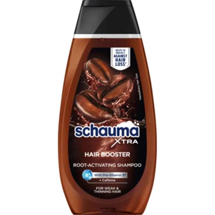 Schwarzkopf Schauma Haarpflegeshampoo für Männer, Haarkräftigung mit Koffein und Panthenol, 350 ml