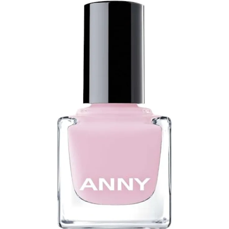 ANNY Nail Polish French Kiss, Hochwertiger nagellack mit splitterresistenter, schnelltrocknender Formel und langanhaltendem Glanz, edles Rosa, 15ml