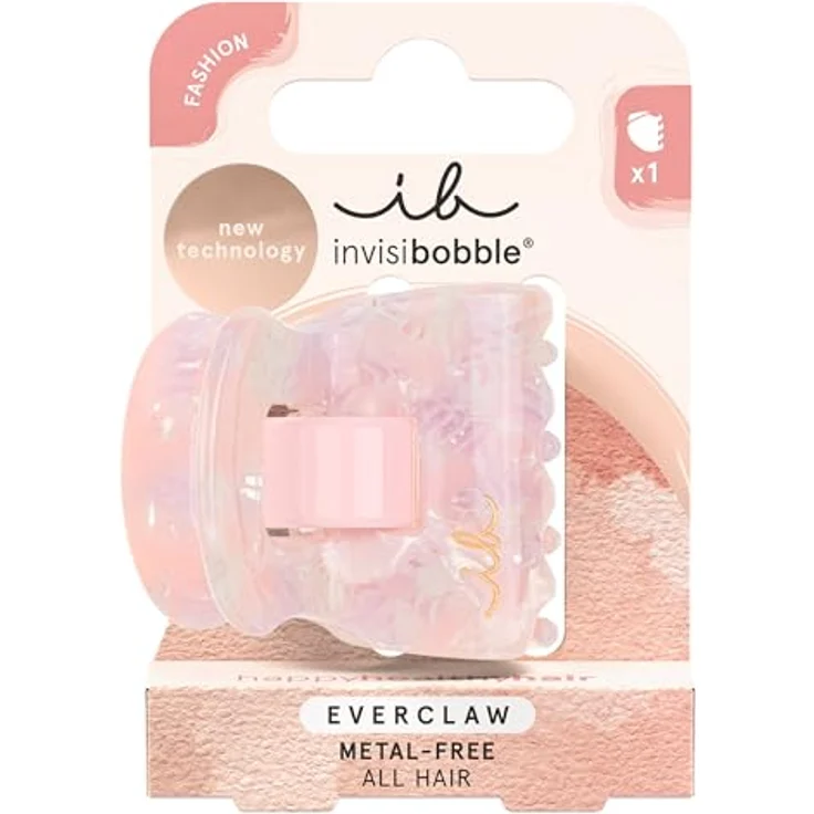 invisibobble Everclaw S Haarklammer, kleine Claw Clip für feines Haar in Lavender Haze – ideal für Half-Up Frisuren, ergonomisches Design – Bild 1