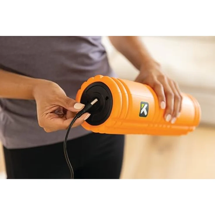 Trigger Point The Grid Vibe Plus, Massagegerät mit Vibrationsfunktion und Distrodensity-Zonen, kabellos, 9 cm Durchmesser – Bild 7