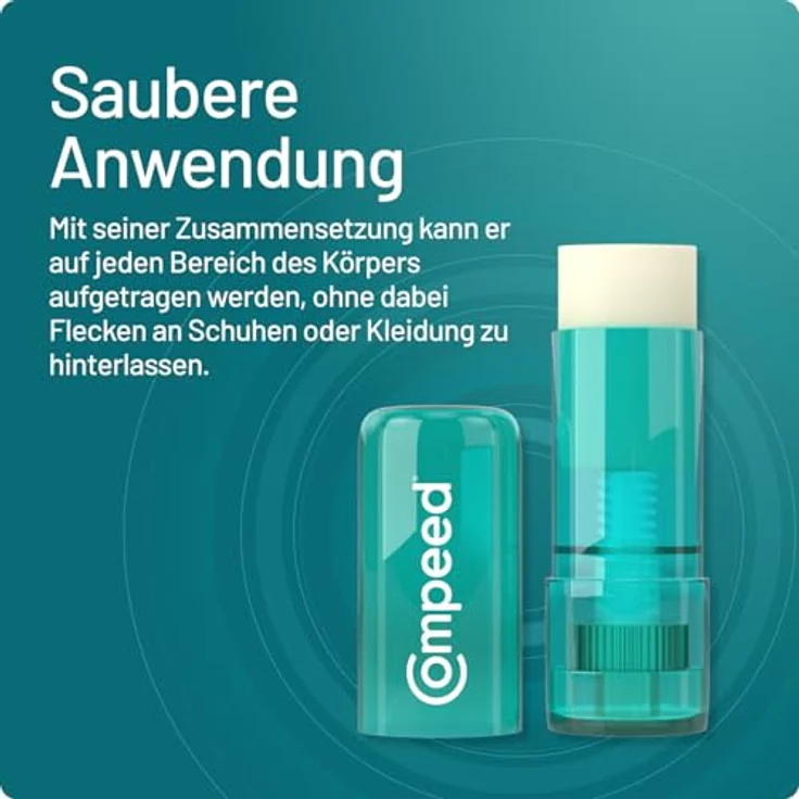 Compeed Anti-Blasen Stick, unsichtbarer Schutz vor Blasenbildung, reduziert Reibung, 8ml – Bild 5