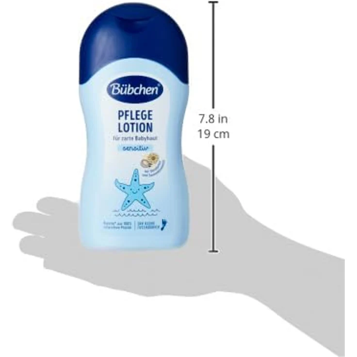 BÜBCHEN Hautcreme Pflege Lotion, reichhaltige Körperpflegelotion mit Sheabutter und Sonnenblumenöl, 400ml – Bild 5