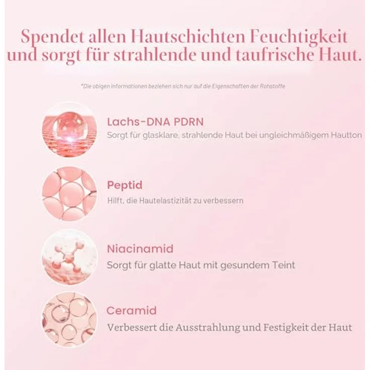 Medicube PDRN Pink Niacinamide Milky Toner, hydratisierend, feuchtigkeitsspendend, mit Ceramiden und Peptiden, 150 ml, rosa – Bild 3