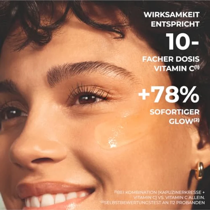Yves Rocher Glow Energie Activating Serum, 30 ml, für alle Hauttypen, mit Vitamin C und Kapuzinerkresse, sofortige Strahlkraft, aufpolsternde Wirkung – Bild 4