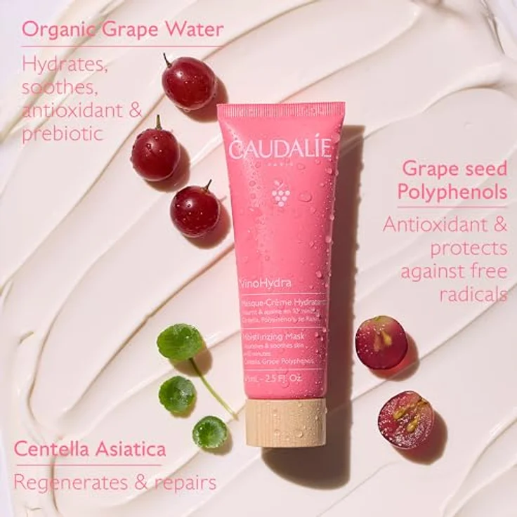 Caudalie Vinosource Hydra Moisturizing Mask 75 ml, Gesichtsmaske – Bild 4