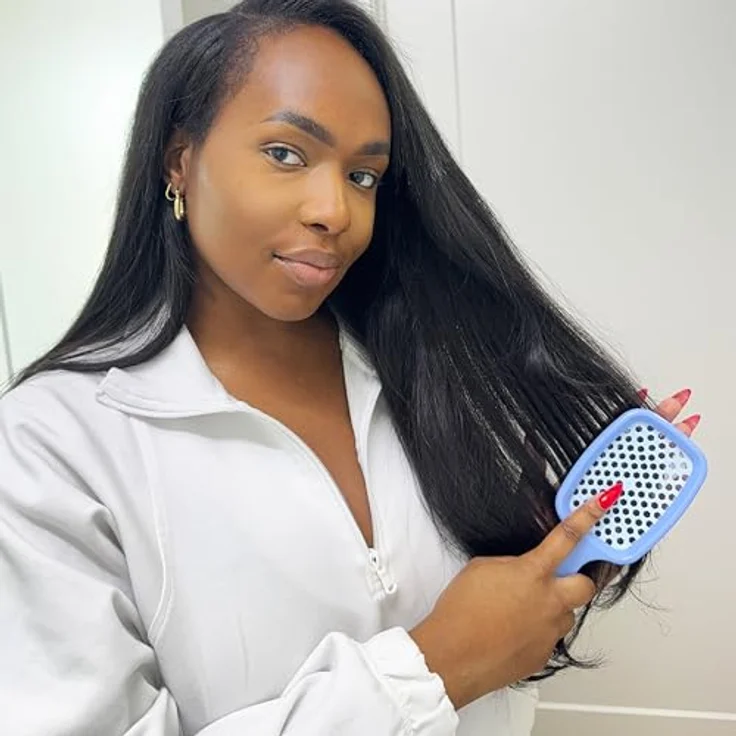 UNbrush Detangling Hair Brush - Pastel Iris, No Tangle Bürste mit 105 Borsten für schmerzfreies Entwirren, ideal für nasses und trockenes Haar – Bild 9