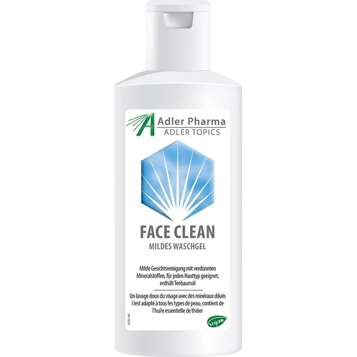 Adler Pharma Face Clean Mildes Waschgel 200 ml, für Damen und Herren
