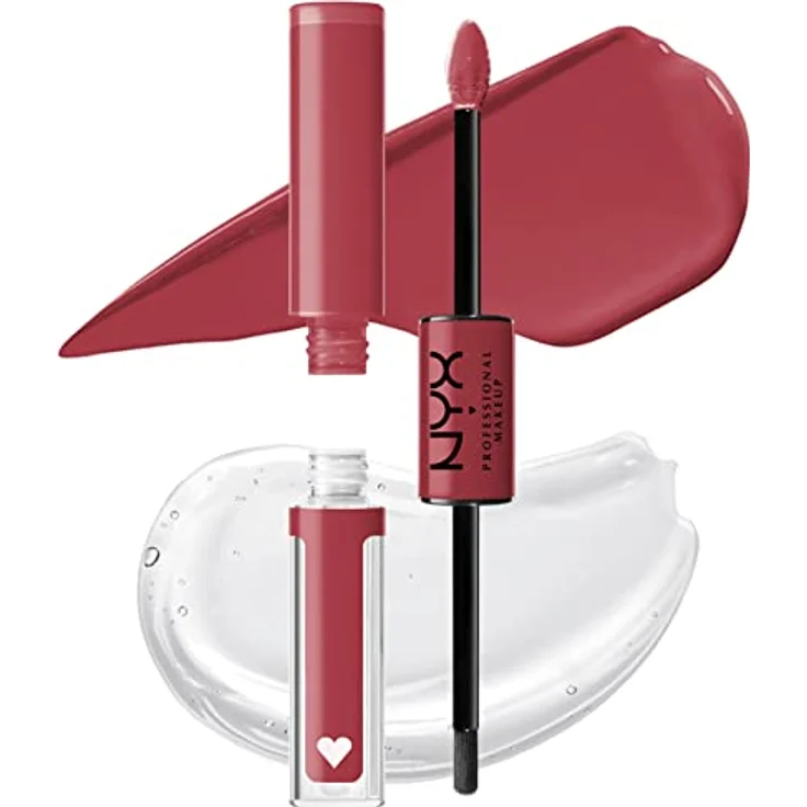 NYX Professional Makeup Shine Loud High Shine Lip Color, flüssiger Lippenstift mit hohem Glanz, Farbton 29 Movie Maker, 6,5 ml – Bild 1