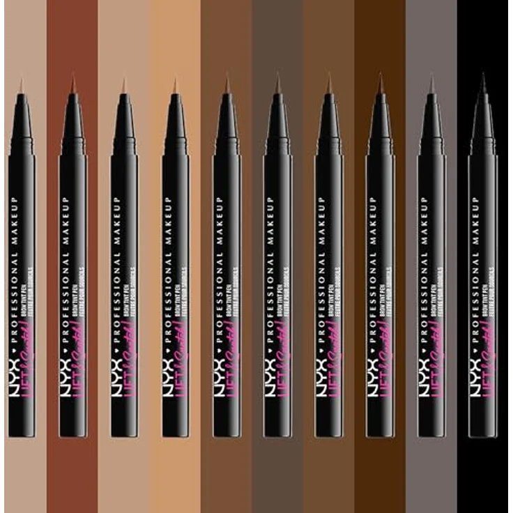 NYX Professional Makeup Lift & Snatch Brow Tint Pen, Augenbrauenstift 1 ml in Caramel mit präziser Spitze für natürlich definierte Brauen – Bild 5
