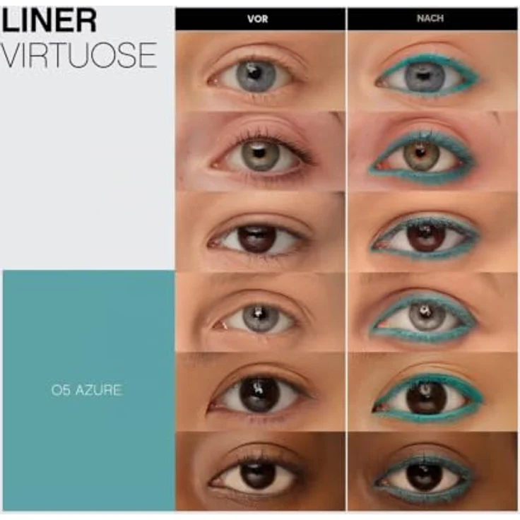 Vivienne Sabó Liner Virtuose Kajal Gel-Eyeliner, 1.1 g, intensive Farbe in Turquoise – Bild 5