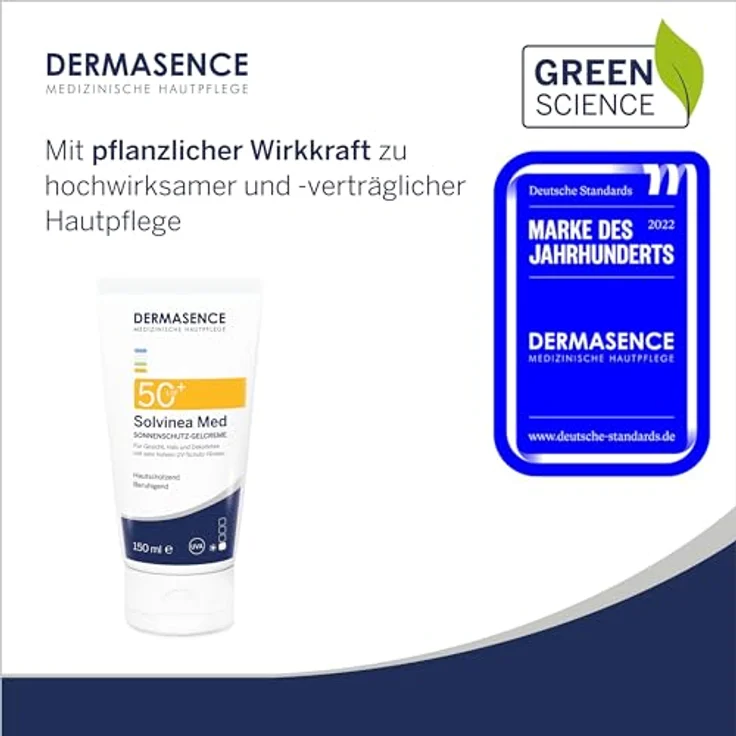 Dermasence Produkte Dermasence Produkte Dermasence Solvinea Med LSF 50 Creme Sonnenöl 150 ml – Bild 2