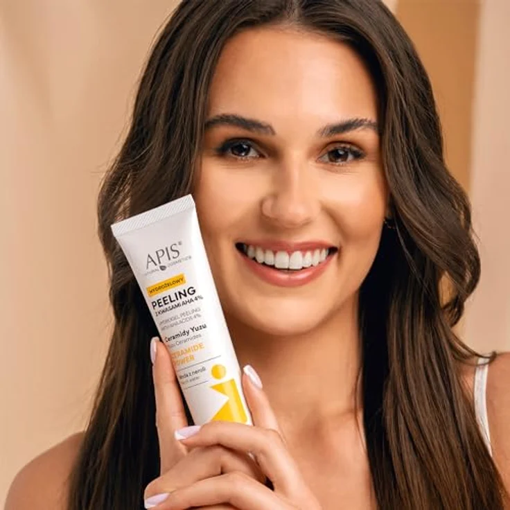 Apis | Gesichtsgel-Peeling CERAMIDE POWER | Mit AHA-Säuren | Neroli-Extrakt | Entfernt abgestorbene Haut | Inhalt 100ml – Bild 3