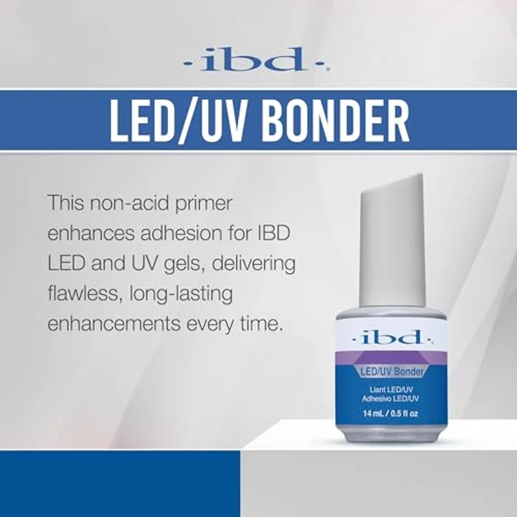 IBD LED/UV Bonder, 14 ml – Säurefreier Primer für Naturnägel – Maximale Haftung mit „Suction-Cup“-Technologie – Ideal für empfindliche Nägel – Bild 3