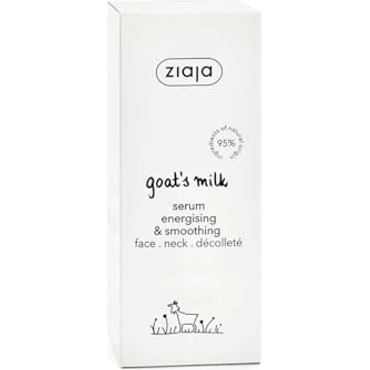 Ziaja Goat's Milk, glättendes Gesichtsserum zur Feuchtigkeitsversorgung und Aufhellung für Gesicht, Hals und Dekolleté, 50 ml – Bild 2