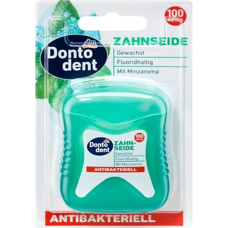 DONTODENT Zahnseide antibakteriell, 1 x 100 m