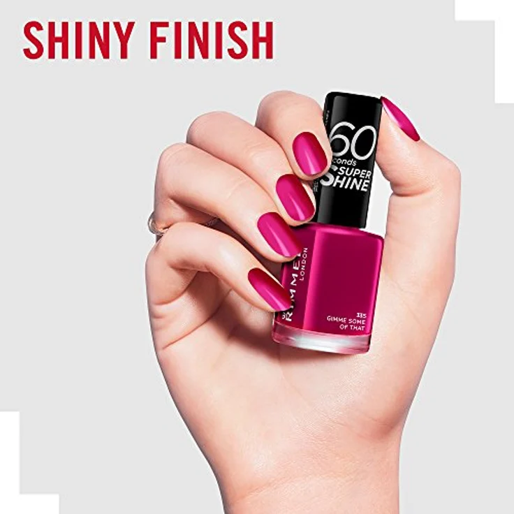 Rimmel London 60 Seconds Super Shine Schnelltrocknender Nagellack 8 ml Farbton 335 Gimme Some Of That – Bild 3