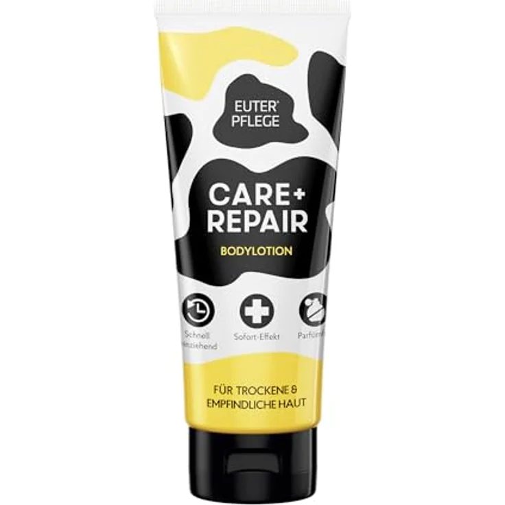 HAKA EUTERPFLEGE Körperlotion, 200ml, parfümfrei, intensive Pflege für trockene und empfindliche Haut, Allergiker geeignet – Bild 1