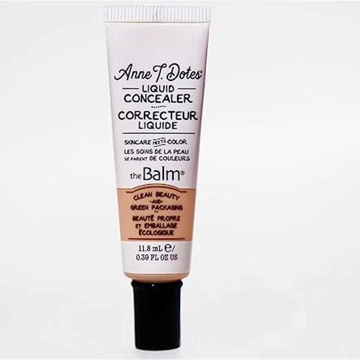 theBalm Anne T. Dotes Liquid Concealer, 11,8 ml, Farbe 22 – Feuchtigkeitsspendend mit Hyaluronsäure und Antioxidantien – Bild 1