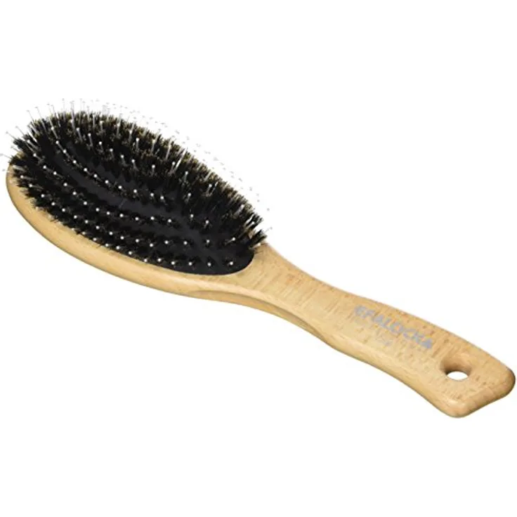 Efalock Professional Pneumatikbürste groß, 10-reihig Natur- und Nylonborsten, 1er Pack, (1x 1 Stück)