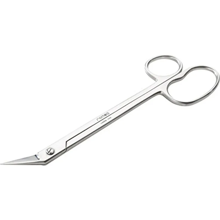 remos professional body care Fußnagelschere, abgewinkelte Spitze aus rostfreiem Edelstahl, 18 cm, ergonomische Handhabung mit langen Griffen