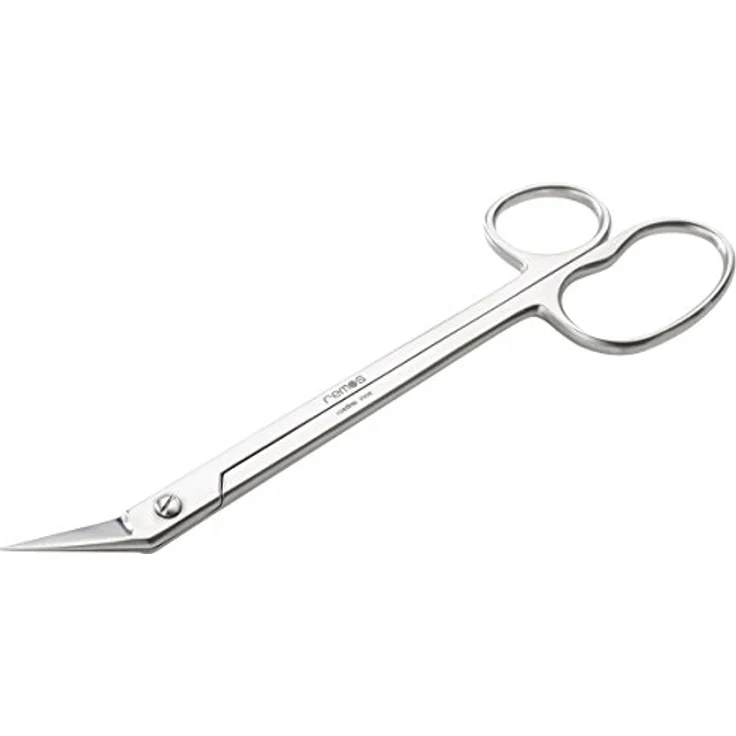 remos professional body care Fußnagelschere, abgewinkelte Spitze aus rostfreiem Edelstahl, 18 cm, ergonomische Handhabung mit langen Griffen – Bild 1