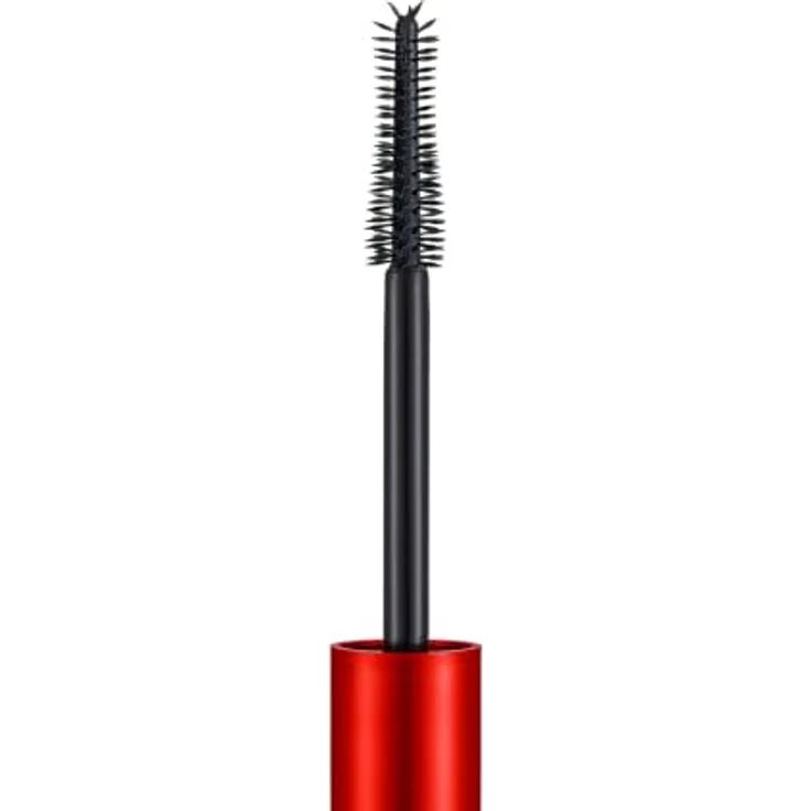 Flormar Volume Up Mascara, Intensiv Schwarz – Aufbau-Mascara mit Lifting-Effekt, schichtbar ohne Verklumpen, Silikonbürste trennt & verdichtet, langanhaltend, 12 ml – Bild 2