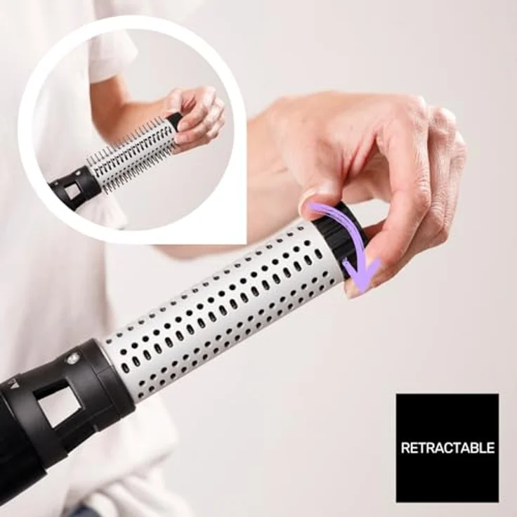 Taurus Haarformer Model Air, Föhn mit 1200 W, 3 Temperatureinstellungen und 3 Aufsätzen, inklusive Aufbewahrungstasche – Bild 3