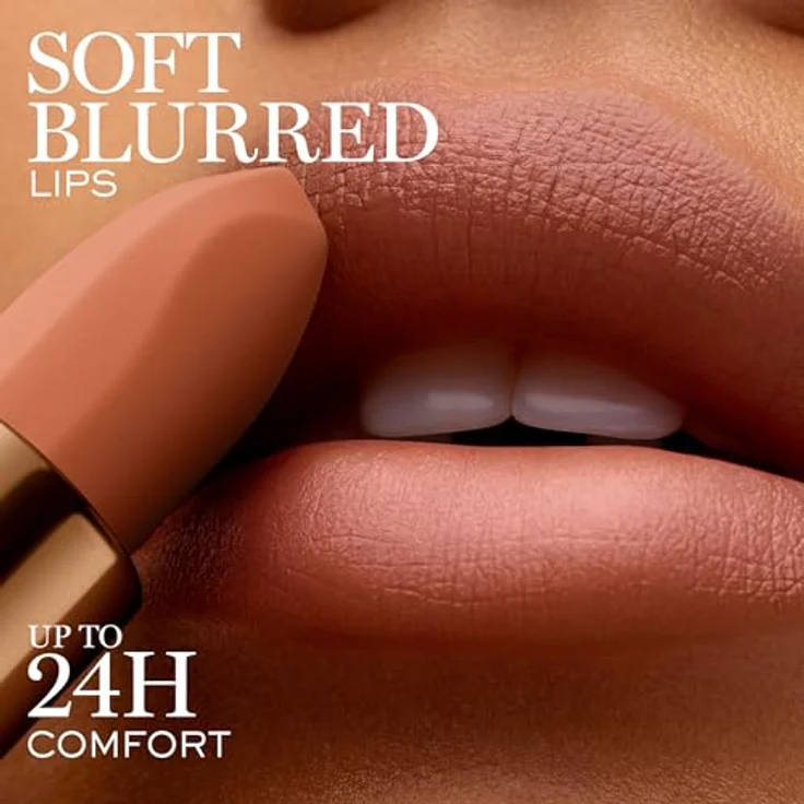 Lancôme L'Absolu Rouge Intimatte Off-Camera 101, Lippenstift mit mattem Finish und feuchtigkeitsspendenden Grand-Rose-Extrakten – Bild 4