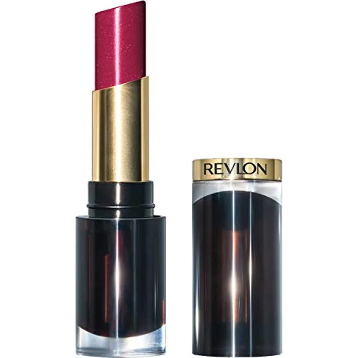 Revlon Super Lustrous Glass Shine Lipstick 3.1g - 025 Glassy Ruby, super glossy Finish, parabenfrei, mit Hyaluronsäure – Bild 1