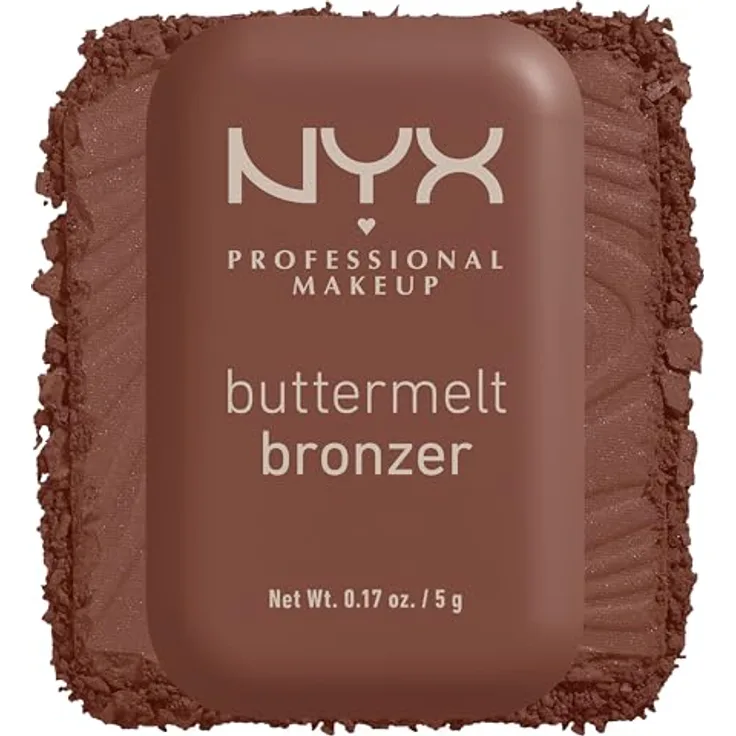 NYX PROFESSIONAL MAKEUP Buttermelt Bronze Bronzer, Cremiger Bronzer mit Shea Butter, Mandelbutter & Mangobutter, Farbe: Do Butta, 5 g