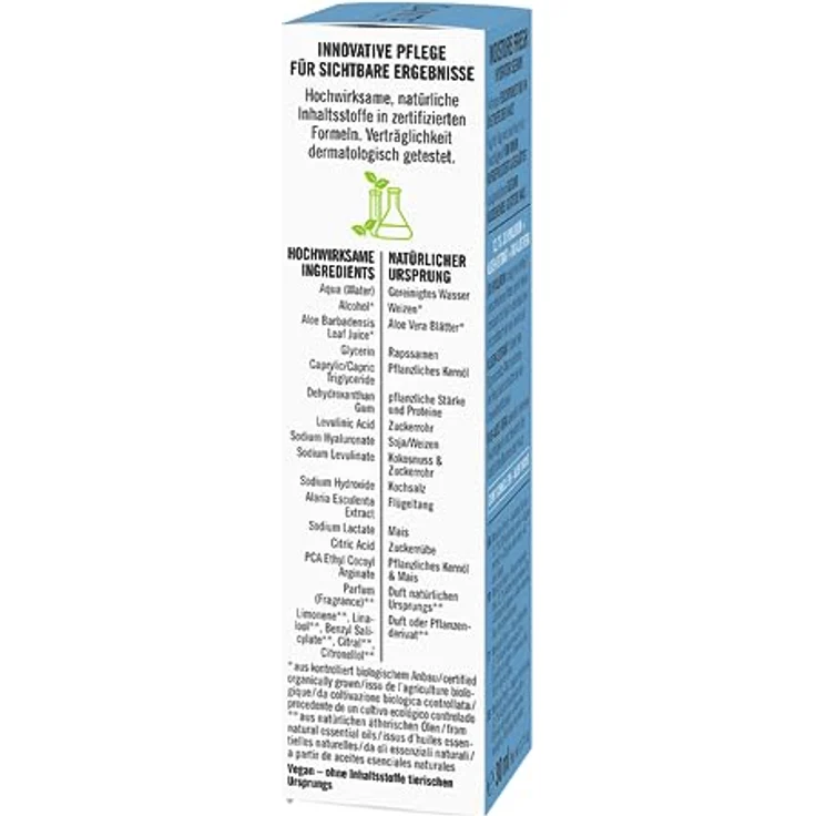 Sante Naturkosmetik Moisture Fresh Hydrator Serum, Feuchtigkeitsserum mit 3D Hyaluron, Algenextrakt und Bio-Aloe-vera, 30 ml für Damen – Bild 2