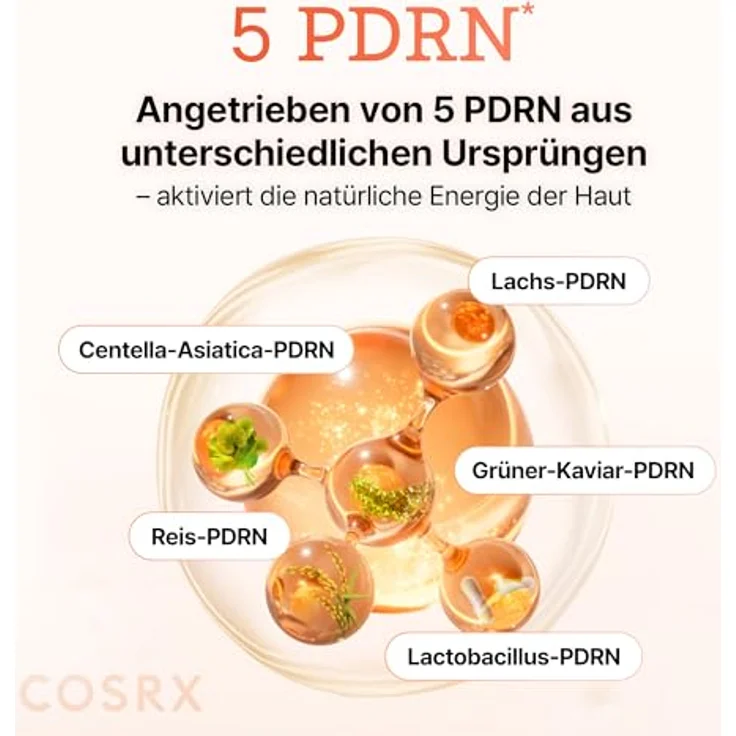 COSRX 5 PDRN Collagen Intense Vitalizing Serum 100ml – Glow-Serum mit Kollagen, Hyaluronsäure, straffend und feuchtigkeitsspendend – Bild 4