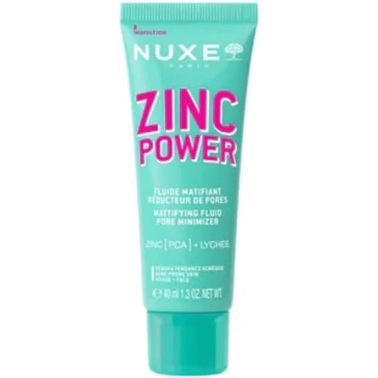 Nuxe Zinc Power Mattifying Fluid, Gesichtscreme für Damen zur Porenverkleinerung, 40 ml – Bild 1
