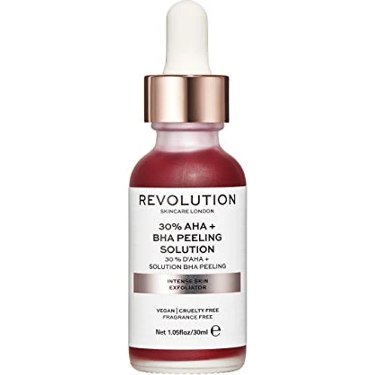 Revolution Skincare Skincare 30% AHA + BHA Peeling Solution Intensives Peelingserum 30 ml für Frauen – Bild 2