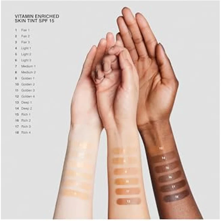 Bobbi Brown Vitamin Enriched Skin Tint SPF 15, Tönungscreme für Damen, 50 ml, Farbton Medium 1, feuchtigkeitsspendend und teintvereinheitlichend – Bild 6