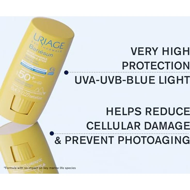 Uriage Bariésun Stift für die Lippen und empfindliche Stellen SPF 50+ Invisible Stick Very High Protection SPF50+ 8 g – Bild 3