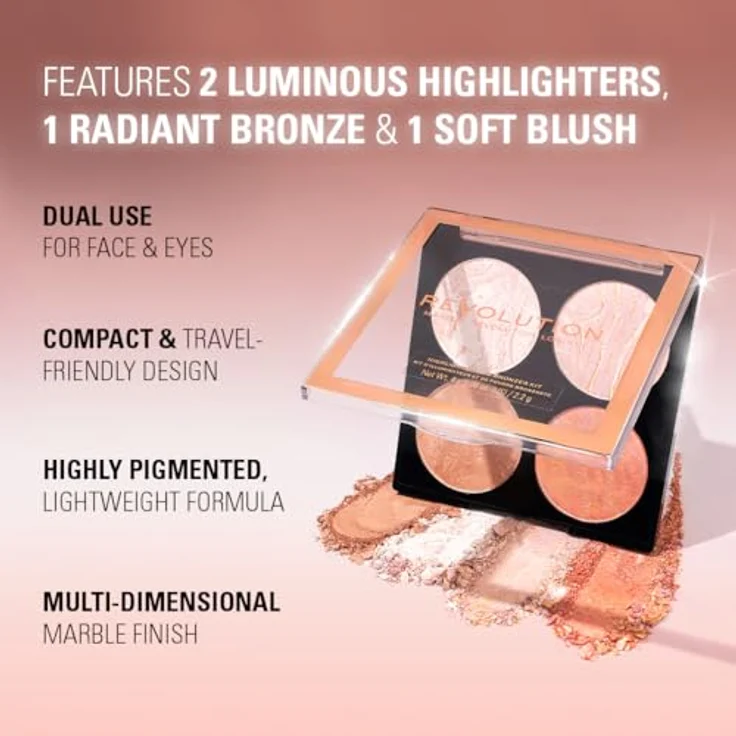 Makeup Revolution London Cheek Kit Take A Breather 8,8gr Brightener for Women – Bild 3