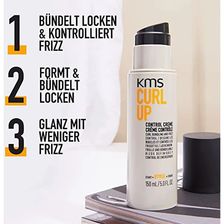 KMS Curl Up Control Creme 150 ml – Bild 4