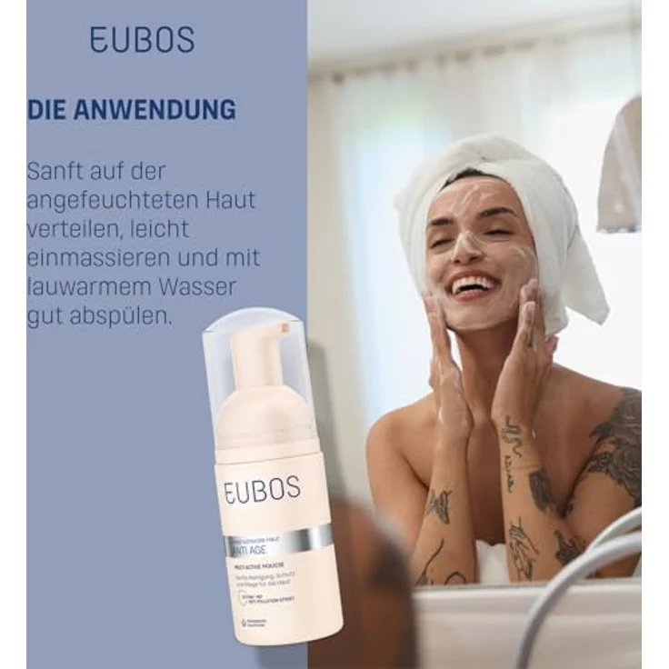 EUBOS ANTI AGE Multi Active Mousse, 100 ml, revitalisierende Gesichtscreme – Bild 7