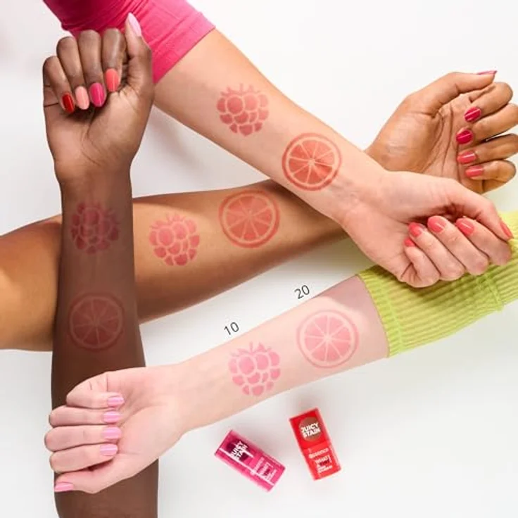 essence WHAT A TINT!, multifunktionelles Make-up für Gesicht und Lippen, Farbton 20 Grapefruit Bliss, 5 g – Bild 4