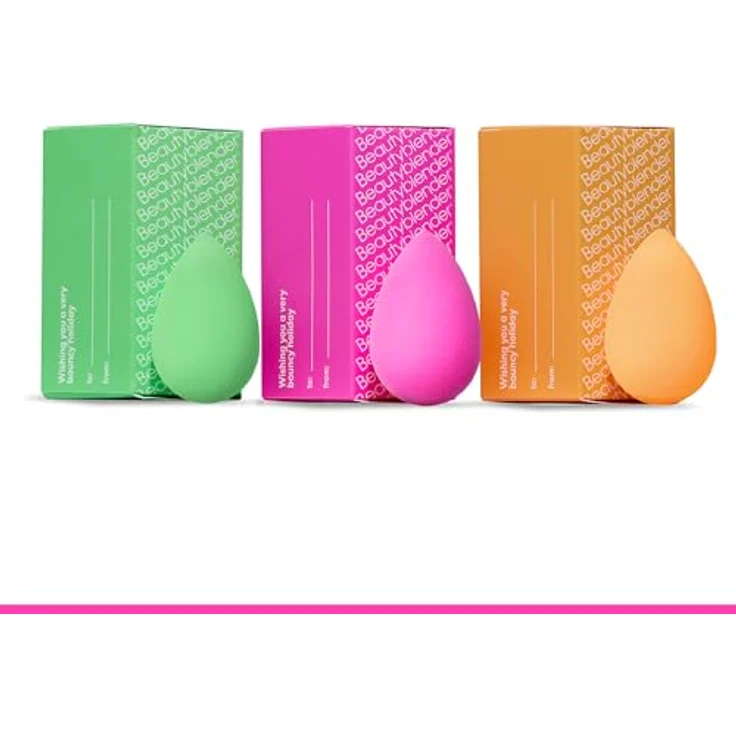beautyblender Bouncehaus Essentials Set, 3-teiliges Make-up Schwamm Set, limitierte Edition, latexfrei, wiederverwendbar, für Foundation, Concealer, Puder, BB Cream, perfektes Airbrush-Finish – Bild 4