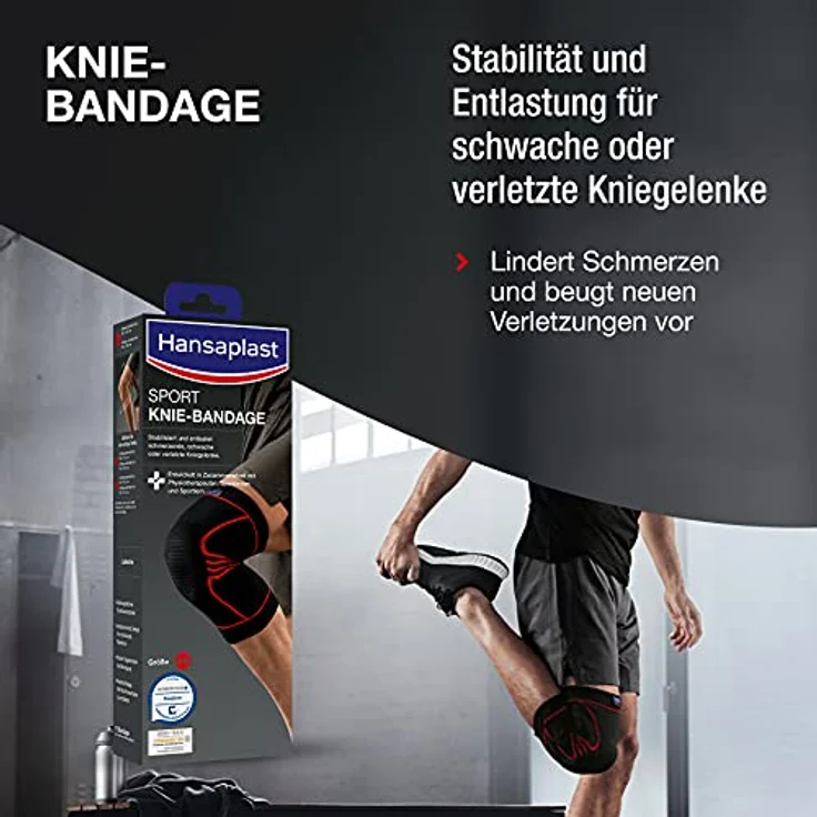 Hansaplast Sport Knie Bandage M – Bild 4