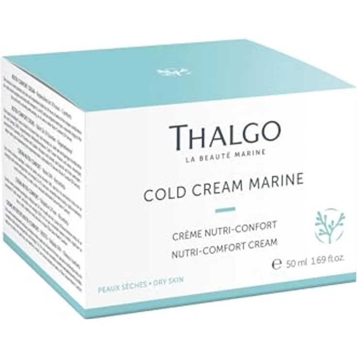 THALGO COLD CREAM MARINE Sanfte Nutri-Comfort-Creme, 50 ml, beruhigt und regeneriert trockene Haut – Bild 2