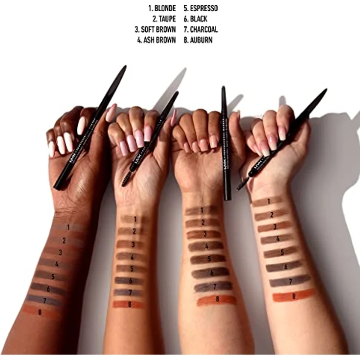 NYX Precision brow pencil taupe Augenbrauenstift taupe – Bild 5